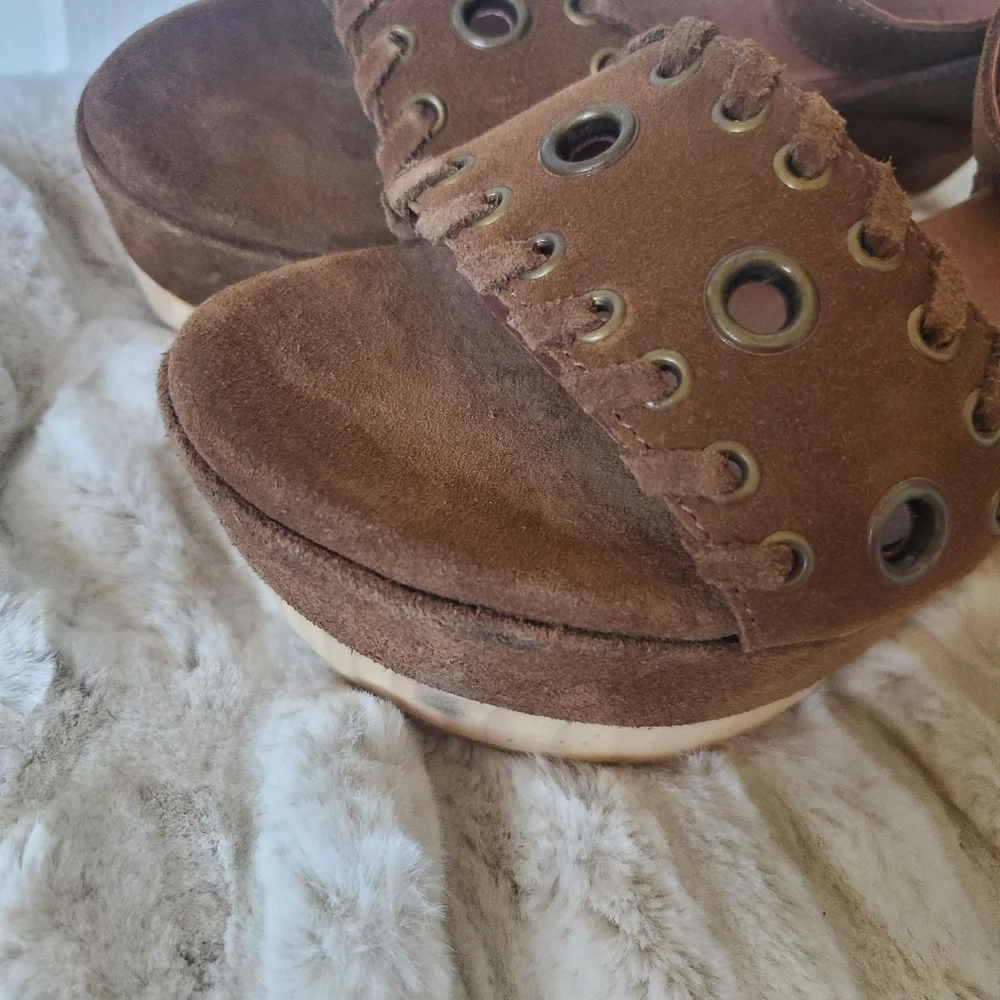 All Saints Yuki Suede Flatforms